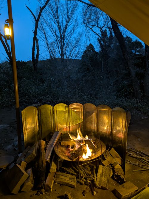 完ソロ（半分） 勝古沢キャンプ場 ソロキャンプ フリーサイト geenさんのキャンプブログ CAMPiii（キャンピー） -キャンプ専用SNS キャンプのすべてがここに集まる-