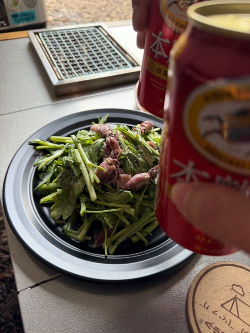 花粉症炸裂キャンプ🤧🏕 TASTE HOUSE ZEN ファミリーキャンプ フリーサイト ぐうたら夫婦さんのキャンプブログ CAMPiii（キャンピー） -キャンプ専用SNS キャンプのすべてがここに集まる-