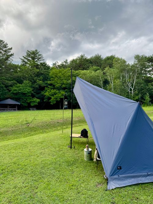 「やっぱ夏は山でしょ!」のんびりキャンプ 聖湖キャンプ場 ソロキャンプ フリーサイト yoshiさんのキャンプブログ CAMPiii(キャンピー) -キャンプ専用SNS キャンプのすべてがここに集まる-