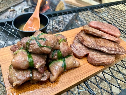 CAMPiii(キャンピー) けんじさんのキャンプブログ 飛んで埼玉! 牛タン祭りw やっと会えたよ。 クロちゃん自由キャンプサイト