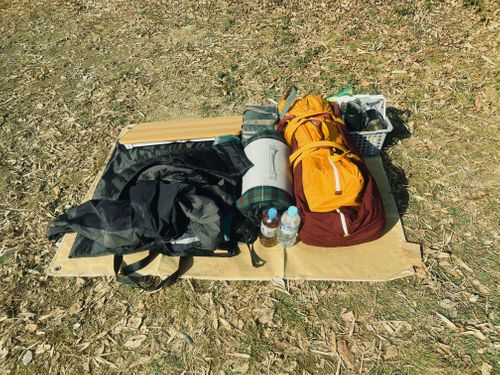 ぼっちキャンプ〜プリンテント立てるの巻〜 紫星の森 ソロキャンプ フリーサイト はさまっkoさんのキャンプブログ CAMPiii（キャンピー） -キャンプ専用SNS キャンプのすべてがここに集まる-