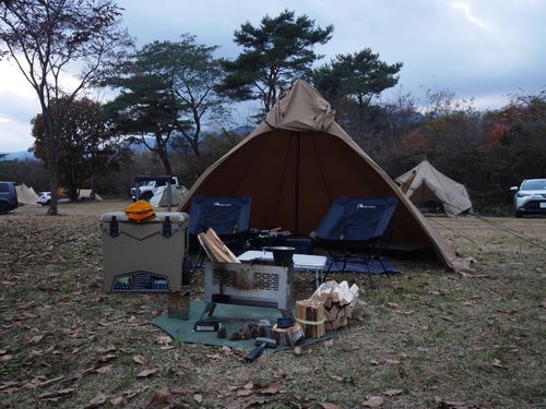 寒さ耐えた 朝霧ジャンボリー オートキャンプ場 ファミリーキャンプ オートサイト no-tenkiさんのキャンプブログ CAMPiii（キャンピー） -キャンプ専用SNS キャンプのすべてがここに集まる-