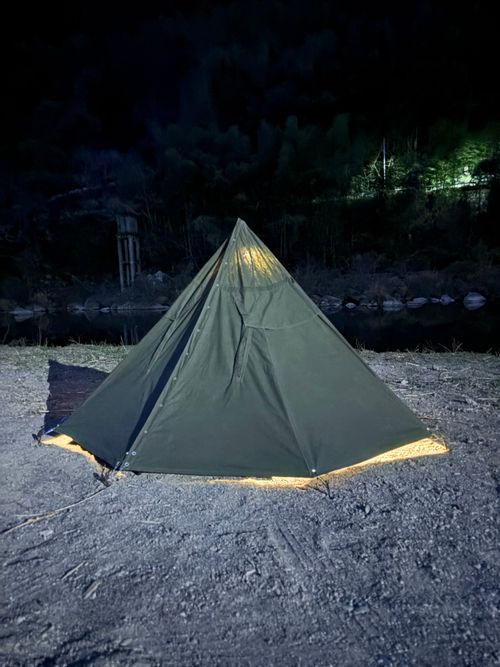 雪中？軍幕キャンプ🏕️ 前川キャンプ場 ソロキャンプ フリーサイト camping roll♪さんのキャンプブログ CAMPiii（キャンピー） -キャンプ専用SNS キャンプのすべてがここに集まる-
