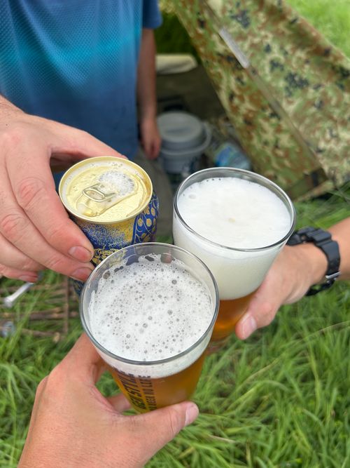 遠征キャンプ Part2     琵琶湖支那2 連泊 湖岸緑地 志那2 ソロキャンプ グループキャンプ フリーサイト Genさんのキャンプブログ CAMPiii（キャンピー） -キャンプ専用SNS キャンプのすべてがここに集まる-