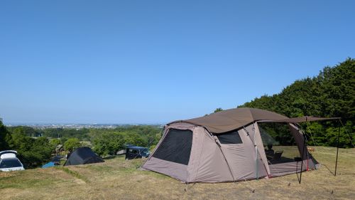 お久しぶりの福岡キャンプ🏕️ ファミリーキャンプ 区画サイト オートサイト ヒゲキャンさんのキャンプブログ CAMPiii（キャンピー） -キャンプ専用SNS キャンプのすべてがここに集まる-