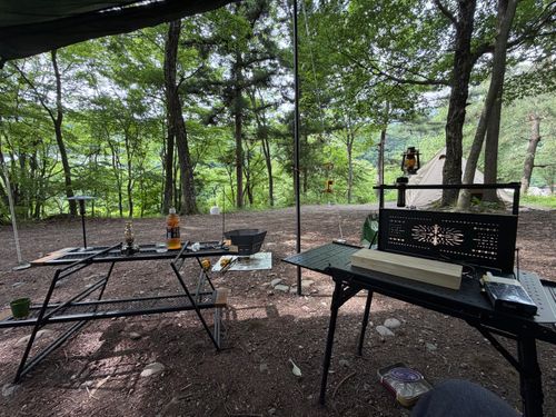 CAMPiii（キャンピー） ぺちゃさんのキャンプブログ グリーンパークふきわれ🏕初おろしテーブル！ グリーンパーク吹割