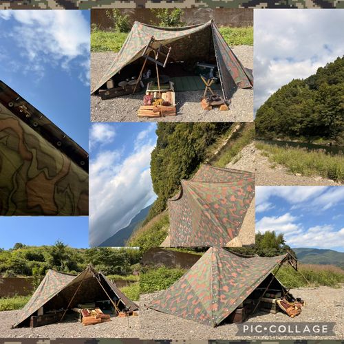 秋休み最終日に軍幕親子キャンプ🪖🏕️ 前川キャンプ場 ファミリーキャンプ フリーサイト Camp 'n'g  Roll♪🏁さんのキャンプブログ CAMPiii（キャンピー） -キャンプ専用SNS キャンプのすべてがここに集まる-