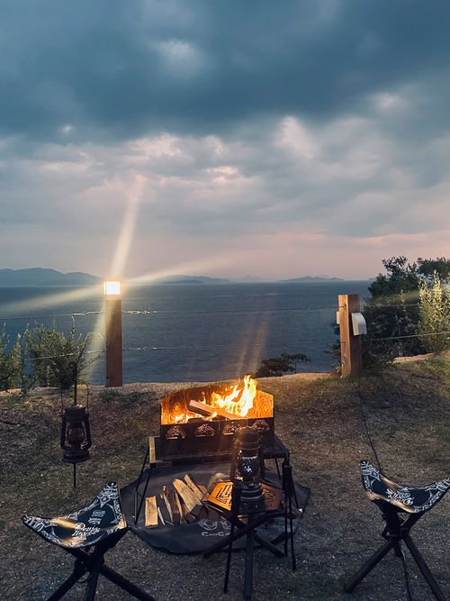 全力夏休み🌻大人だって遊び隊😤 牛窓Auto Camp Site海星の丘 skitさんのキャンプブログ CAMPiii（キャンピー） -キャンプ専用SNS キャンプのすべてがここに集まる-