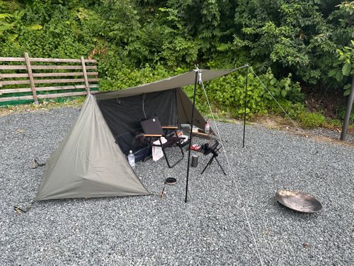 やっぱり雨男。。。 五色温泉オートキャンプ場 ソロキャンプ 区画サイト たかおさんのキャンプブログ CAMPiii（キャンピー） -キャンプ専用SNS キャンプのすべてがここに集まる-