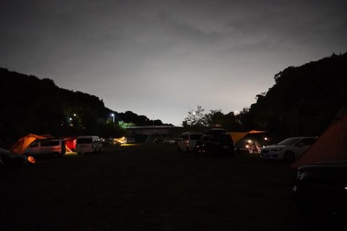 曇り徒歩ソロキャンプ 角田大橋河川敷 ソロキャンプ フリーサイト 週末スナフキンさんのキャンプブログ CAMPiii（キャンピー） -キャンプ専用SNS キャンプのすべてがここに集まる-