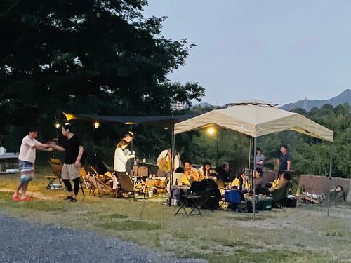 ダービー外したけど、キャンプ楽しかったからヨシ😆 ともえ川Park グループキャンプ FUNEさんのキャンプブログ CAMPiii（キャンピー） -キャンプ専用SNS キャンプのすべてがここに集まる-