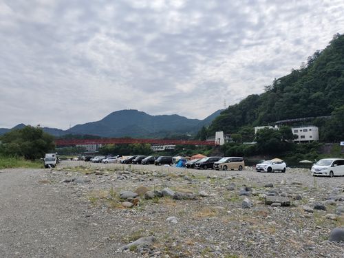花火キャン 美濃橋 ソロキャンプ グループキャンプ フリーサイト オートサイト たかぽんたさんのキャンプブログ CAMPiii（キャンピー） -キャンプ専用SNS キャンプのすべてがここに集まる-