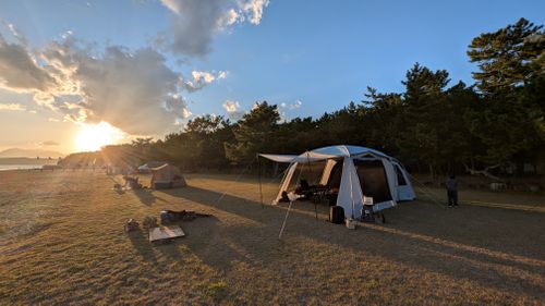 久しぶりの連泊キャンプ（ハーモニーランド付き） 野遊び浜キャンプ場 ファミリーキャンプ フリーサイト ヒゲキャンさんのキャンプブログ CAMPiii（キャンピー） -キャンプ専用SNS キャンプのすべてがここに集まる-