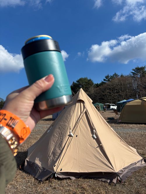 ミリキャ〜ン(*｣´□`)｣!!!【前編】 富士本栖湖リゾート グループキャンプ フリーサイト Oniyomeさんのキャンプブログ CAMPiii（キャンピー） -キャンプ専用SNS キャンプのすべてがここに集まる-