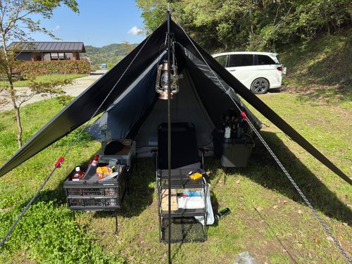 暑いそして寒い レイクサイド亀山キャンプ場 ソロキャンプ オートサイト 区画サイト P-yaさんのキャンプブログ CAMPiii（キャンピー） -キャンプ専用SNS キャンプのすべてがここに集まる-