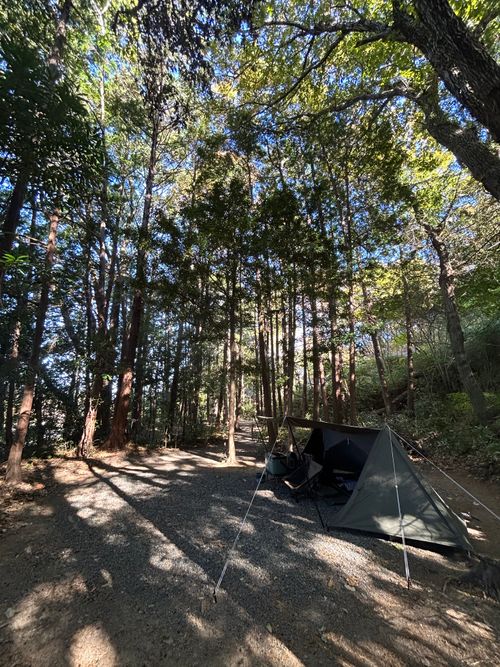 今年最後かもしれないキャンプ Grandma's Garden Kamitonda ソロキャンプ 区画サイト △kuuga△さんのキャンプブログ CAMPiii（キャンピー） -キャンプ専用SNS キャンプのすべてがここに集まる-