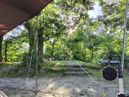 森林浴でボーっとするキャンプ うまみち森林公園 ソロキャンプ 区画サイト セツさんのキャンプブログ CAMPiii(キャンピー) -キャンプ専用SNS キャンプのすべてがここに集まる-