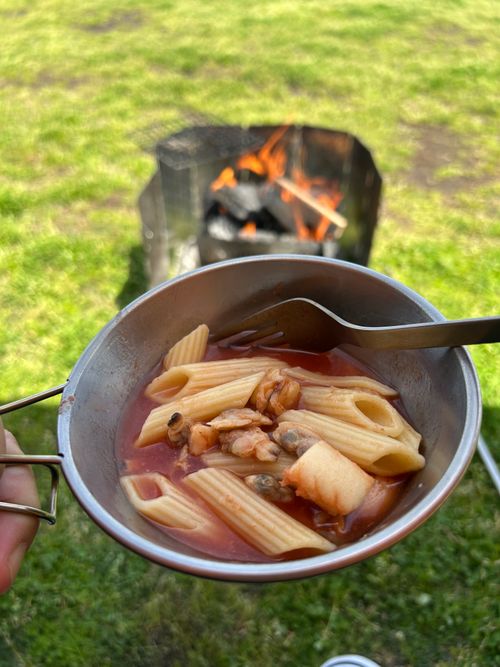 連休取れずに朝からデイキャン うみかぜ公園 ソロキャンプ フリーサイト Genさんのキャンプブログ CAMPiii（キャンピー） -キャンプ専用SNS キャンプのすべてがここに集まる-