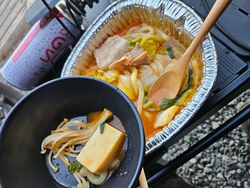 スパイシーカレーチキン (標高520m)(オートサイト区画6000円) おそとのてらす 南アルプス ソロキャンプ 区画サイト オートサイト IZUIZUさんのキャンプブログ CAMPiii（キャンピー） -キャンプ専用SNS キャンプのすべてがここに集まる-