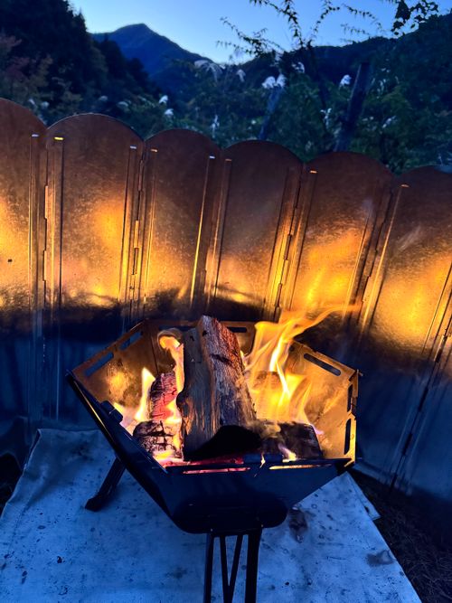 秋空の下、丸いものを食す WOODSMAN CAMPGROUND ファミリーキャンプ 区画サイト オートサイト EJIさんのキャンプブログ CAMPiii（キャンピー） -キャンプ専用SNS キャンプのすべてがここに集まる-