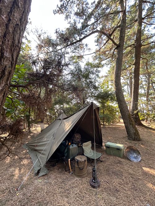 1月キャンプ　ソロでホームへ 美浜町煙樹海岸キャンプ場 ソロキャンプ フリーサイト △kuuga△さんのキャンプブログ CAMPiii（キャンピー） -キャンプ専用SNS キャンプのすべてがここに集まる-