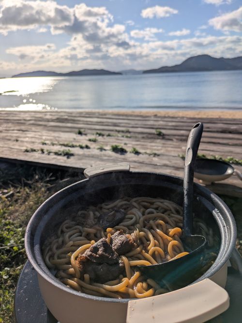 無人島にカヤックで渡ってみたキャンプ🏕 ホシアカリ 波うち 区画サイト NATSUさんのキャンプブログ CAMPiii（キャンピー） -キャンプ専用SNS キャンプのすべてがここに集まる-