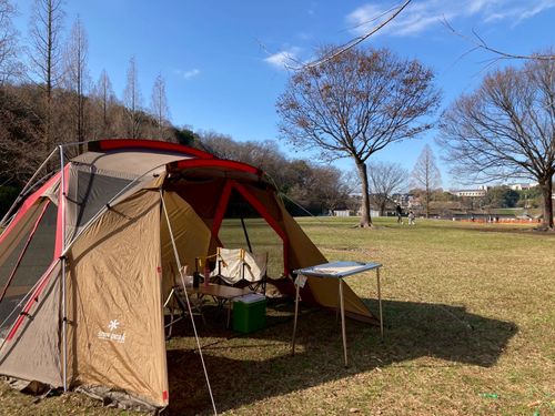 急遽開催キャンプ納め🏕️ メタセコイア広場 ファミリーキャンプ フリーサイト 庭キャン+さんのキャンプブログ CAMPiii（キャンピー） -キャンプ専用SNS キャンプのすべてがここに集まる-