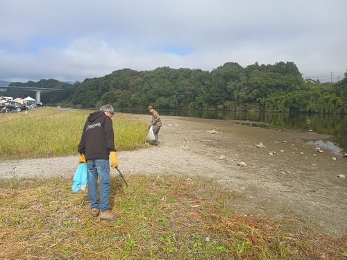 初の遠征 清掃活動イベント inかわせみ河原 かわせみ河原 ソロキャンプ フリーサイト ウエィダーさんのキャンプブログ CAMPiii(キャンピー) -キャンプ専用SNS キャンプのすべてがここに集まる-