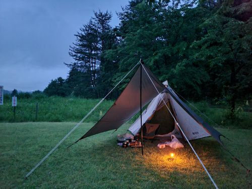 カブ旅始動 東山ファミリーランド ソロキャンプ フリーサイト シェルパ山本さんのキャンプブログ CAMPiii（キャンピー） -キャンプ専用SNS キャンプのすべてがここに集まる-