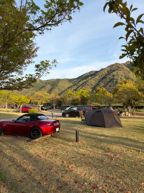 今日もキャンプです。 四国三郎の郷 ソロキャンプ フリーサイト ゆうさんさんのキャンプブログ CAMPiii（キャンピー） -キャンプ専用SNS キャンプのすべてがここに集まる-