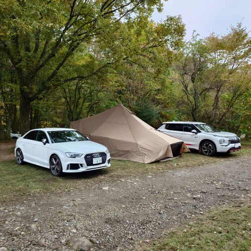 お初のめちゃ燃えファイヤー 鉄山キャンプ場 グループキャンプ フリーサイト まなちんさんのキャンプブログ CAMPiii（キャンピー） -キャンプ専用SNS キャンプのすべてがここに集まる-