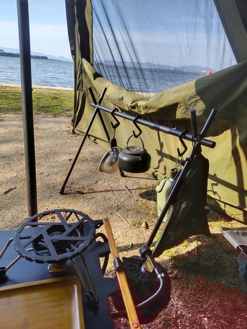 思い立ったら動け😜 十神山・なぎさ公園 ソロキャンプ 区画サイト マッサンさんのキャンプブログ CAMPiii（キャンピー） -キャンプ専用SNS キャンプのすべてがここに集まる-