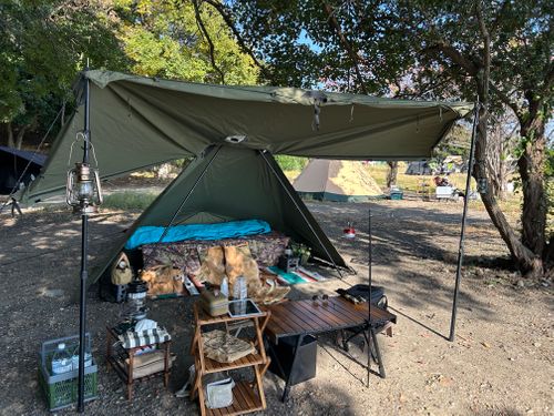 海辺で新米を愉しむキャンプ 丸山県民サンビーチ（キャンプ場） ソロキャンプ フリーサイト おくさんさんのキャンプブログ CAMPiii（キャンピー） -キャンプ専用SNS キャンプのすべてがここに集まる-