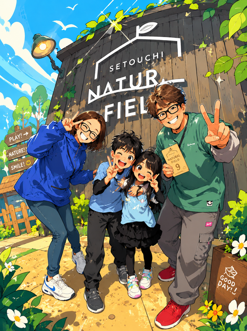2026年6回目、恒例の遊園地キャン🎡 瀬戸内ナチュラルフィールド ファミリーキャンプ 区画サイト オートサイト わいげさんのキャンプブログ CAMPiii（キャンピー） -キャンプ専用SNS キャンプのすべてがここに集まる-