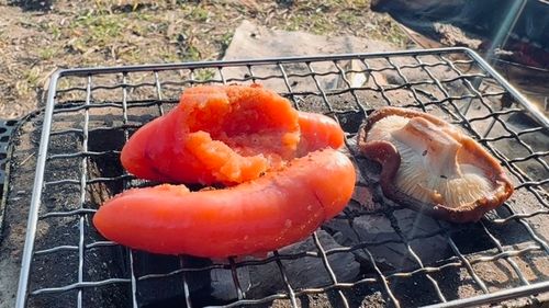 湖畔キャンプ＿BUNDOK俺用七輪で焼き肉キャンプ 六ツ矢崎浜オートキャンプ場 ソロキャンプ フリーサイト HOTさんのキャンプブログ CAMPiii（キャンピー） -キャンプ専用SNS キャンプのすべてがここに集まる-