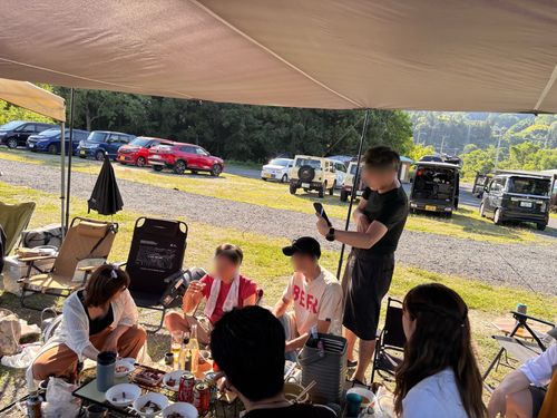 満月の武甲山🌝20人のCAMPiiiメンバーと過ごした贅沢なキャンプナイト☆。.:＊・゜ ともえ川Park グループキャンプ Jimko☆さんのキャンプブログ CAMPiii（キャンピー） -キャンプ専用SNS キャンプのすべてがここに集まる-