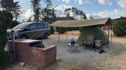 太平洋の潮騒に耳を傾けつつ 天神岬スポーツ公園 オートキャンプ場 ソロキャンプ オートサイト 病弱なボッチキャンパーさんのキャンプブログ CAMPiii（キャンピー） -キャンプ専用SNS キャンプのすべてがここに集まる-