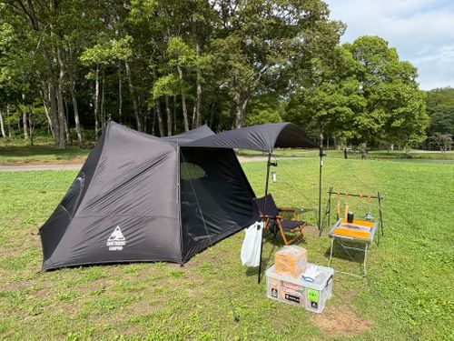 ソロキャンプデビュー 大沼フィッシングパーク (大沼野営場) ソロキャンプ オートサイト そらさんのキャンプブログ CAMPiii（キャンピー） -キャンプ専用SNS キャンプのすべてがここに集まる-