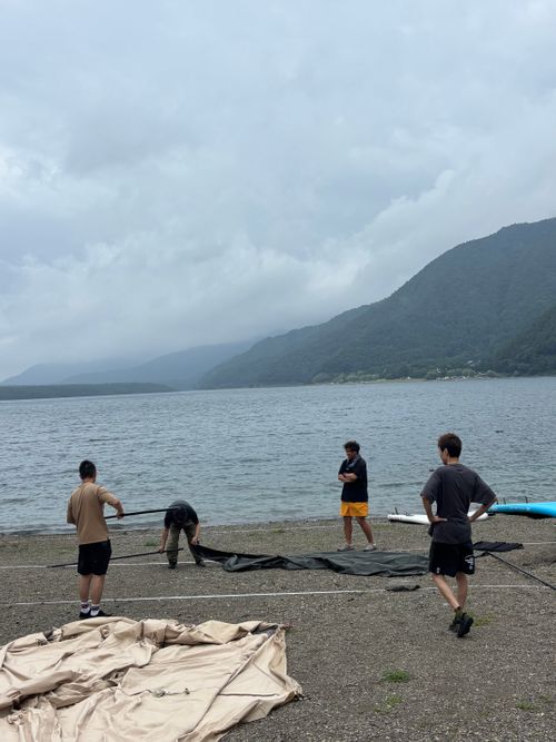 夏の西湖　サイコー　西湖だけに❗️ 西ノ海キャンプ場 グループキャンプ とのさんのキャンプブログ CAMPiii（キャンピー） -キャンプ専用SNS キャンプのすべてがここに集まる-