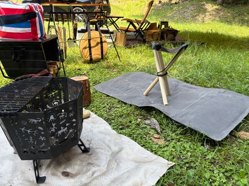 夏休みの思い出に🌻 ちえの森 ［愛楽友ふぁーむ］ ファミリーキャンプ 区画サイト camping roll♪さんのキャンプブログ CAMPiii（キャンピー） -キャンプ専用SNS キャンプのすべてがここに集まる-