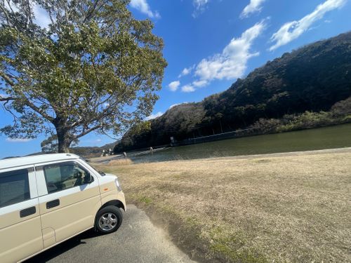 夜勤を挟んでの？久しぶりのマッタリおじうさキャン△ in 吉田河川公園 〜 CAMP NO.176 吉田河川公園 ソロキャンプ ファミリーキャンプ フリーサイト おじキャン△さんのキャンプブログ CAMPiii（キャンピー） -キャンプ専用SNS キャンプのすべてがここに集まる-