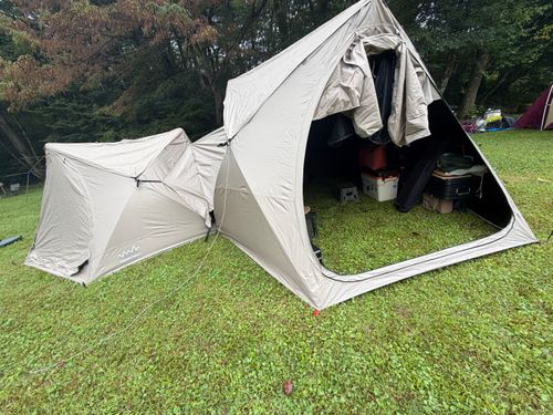 台風なんてキライだぁ〜 割山森林公園天湖森 グループキャンプ 区画サイト フリーサイト まっつんさんのキャンプブログ CAMPiii（キャンピー） -キャンプ専用SNS キャンプのすべてがここに集まる-