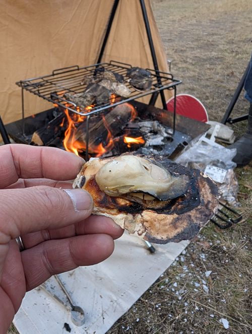 CAMPiii（キャンピー） ともっちさんのキャンプブログ 今年最後のオッサン3人キャンプ クレセントビーチ海浜公園キャンプ場