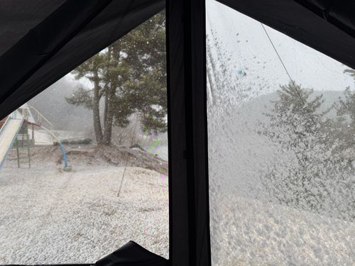 CAMPiii（キャンピー） yoshiさんのキャンプブログ 寒波襲来、&minus;3℃の羽高湖キャンプ❄️🔥 羽高湖森林公園キャンプ場