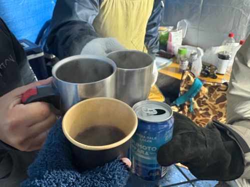 GO OUT CAMP 冬2025 🎄にソロ参加して、ど雨でぐちゃぐちゃになったけど、結果的に楽しかったキャンプ🏕️ ふもとっぱらキャンプ場 ソロキャンプ フリーサイト オートサイト waccy0441さんのキャンプブログ CAMPiii（キャンピー） -キャンプ専用SNS キャンプのすべてがここに集まる-