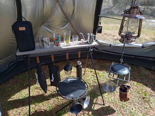 新幕デビューin白鳥の湖🏕️ ふれあいパーク大原湖 ソロキャンプ 区画サイト ＪＩＭＭＹさんのキャンプブログ CAMPiii（キャンピー） -キャンプ専用SNS キャンプのすべてがここに集まる-