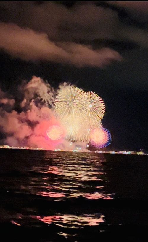 キャンプしながら花火が見たいんじゃー!😆そんな夢を叶えてくれるキャンプ場🏕のおはなし レイクロッジヤマナカ グループキャンプ 区画サイト ぷりんさんのキャンプブログ CAMPiii(キャンピー) -キャンプ専用SNS キャンプのすべてがここに集まる-