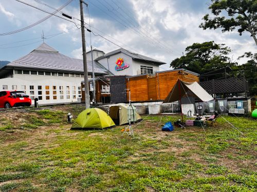 由良川のほとりで ハロー京都の海 ファミリーキャンプ 区画サイト ふむふむさんのキャンプブログ CAMPiii（キャンピー） -キャンプ専用SNS キャンプのすべてがここに集まる-