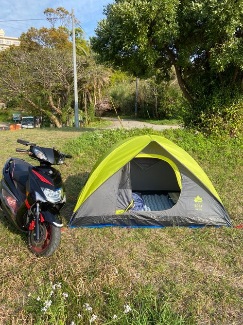 咸陽島公園キャンプ⛺️※過去キャンプ⛺️ 咸陽島公園 ソロキャンプ フリーサイト 平和☮️さんのキャンプブログ CAMPiii（キャンピー） -キャンプ専用SNS キャンプのすべてがここに集まる-