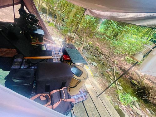 川遊びリターンズ！？おじ🐰キャン△ in 深坂自然の森キャンプ場 〜 CAMP NO.202 深坂自然の森キャンプ場 ソロキャンプ ファミリーキャンプ 区画サイト おじキャン△さんのキャンプブログ CAMPiii（キャンピー） -キャンプ専用SNS キャンプのすべてがここに集まる-